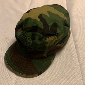 US Army woodlands camo hat ball cap size 7